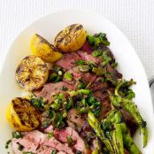 Steak With Olive Salsa