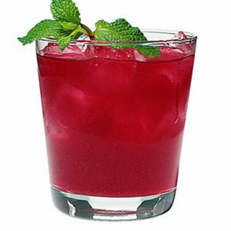 Hibiscus and Mint Lemonade