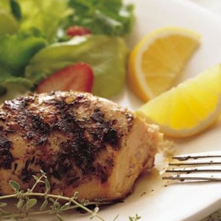 Grilled Lemon Thyme Chicken Breasts