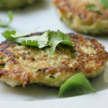 Zucchini-Scallion Cakes