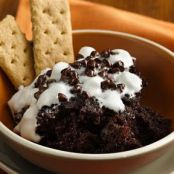 Slow-Cooker Fudgy S’more Cake