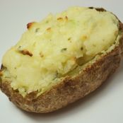BAKED POTATOES STUFFED WITH BRIE