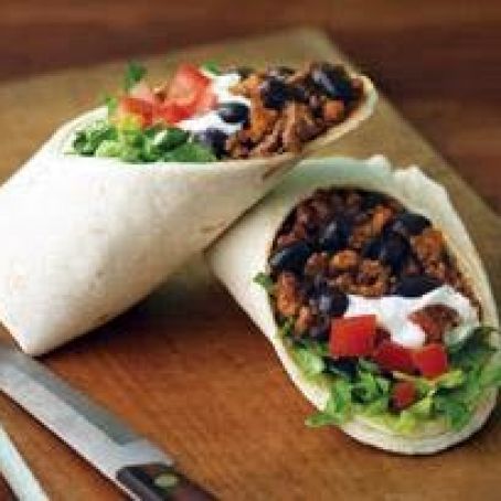 Cheesy Beef Burritos