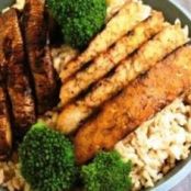 Maple-Soy Tempeh Over Rice