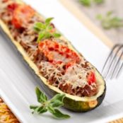 Stuffed Zucchini Greek Style