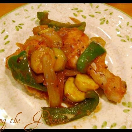 Oven Baked Chicken with Veggies