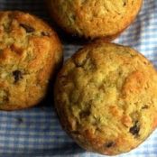 Coconut, Chocolate Chip, Nutella and Zucchini Muffins