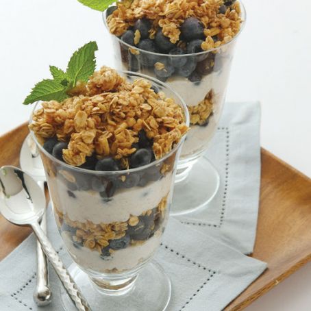 DessertsBlueberry Granola Parfait