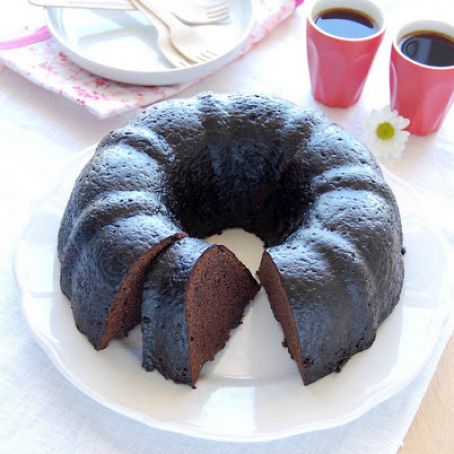 CAKE - Chocolate Cake with Cocoa Glaze
