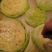 Garlic Rubbed Roasted Cabbage Steaks