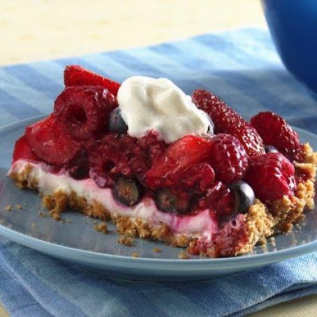Mixed-Berry Cream Tart