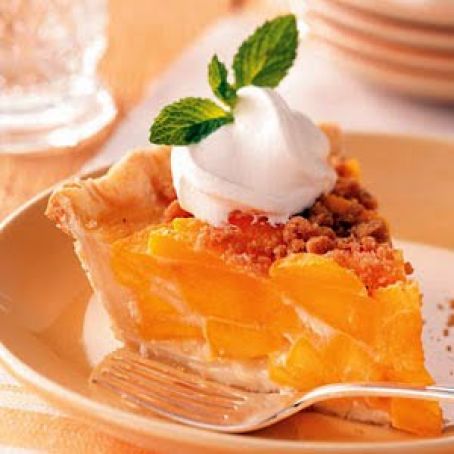 Streusel Peach Pie Recipe