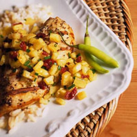 Chicken with Fruit Salsa