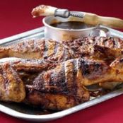 Barbequed Chicken on the Grill