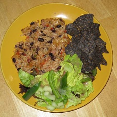 Southwestern Baked Rice Casserole - Vegan