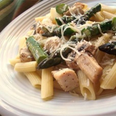 Chicken and Asparagus w/Penne Pasta
