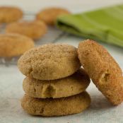Gluten Free Pumpkin Snickerdoodle Cookies