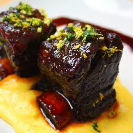 Braised short ribs w/ citrus gremolata