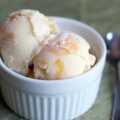 Fresh Peach Ice Cream