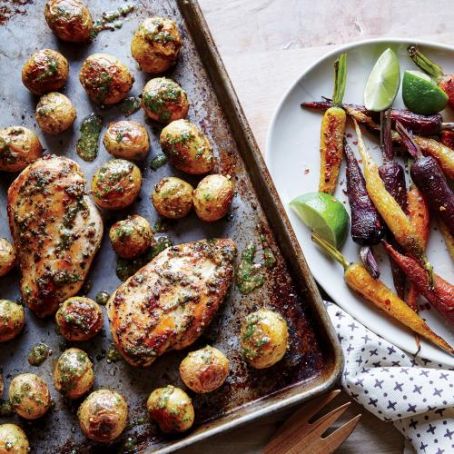Chicken and Roasted Potatoes