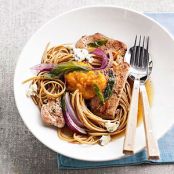 Pork and Pumpkin Noodle Bowl