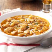 Spicy Chicken and Hominy Soup Recipe