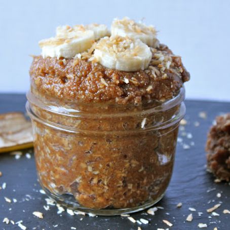 nut butter - Toasted Coconut Banana Almond Butter
