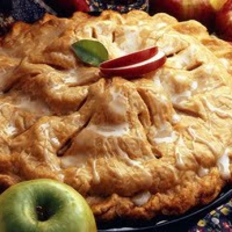 Maple Frosted Apple Pan Tart