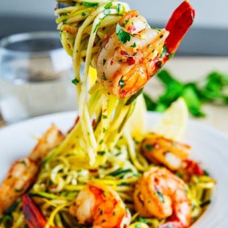 Shrimp Scampi with Zucchini Noodles