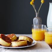 Puffy and Fluffy Ricotta Pancakes with Orange and Fig