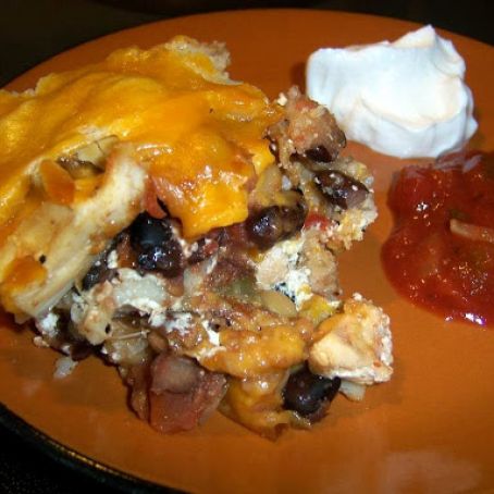 Crockpot Mexican Lasagna