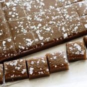 Salted Whiskey Caramels