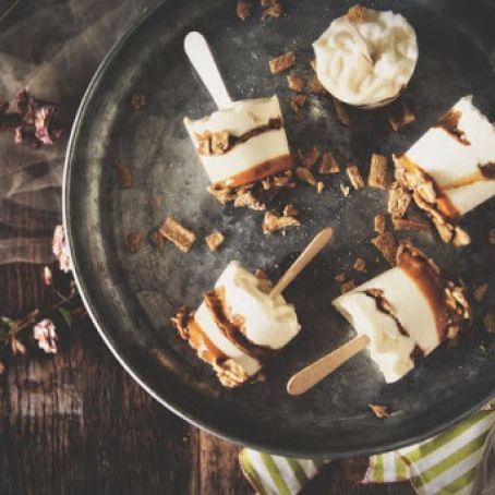 Dulce de Leche Cheesecake Pops with RumChata