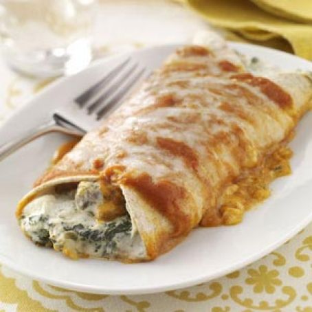 Artichoke & Spinach Enchiladas