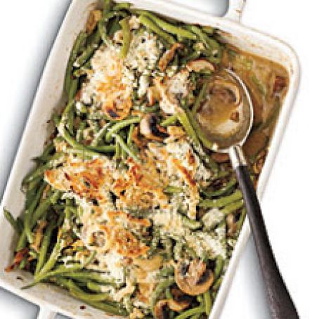 Green Bean Casserole with Madiera Mushrooms