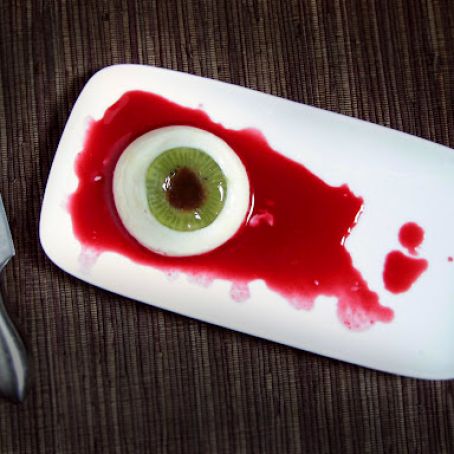 Creepy Coconut Kiwi Panna Cotta