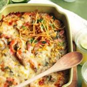 Fiesta Tortilla Shrimp Casserole