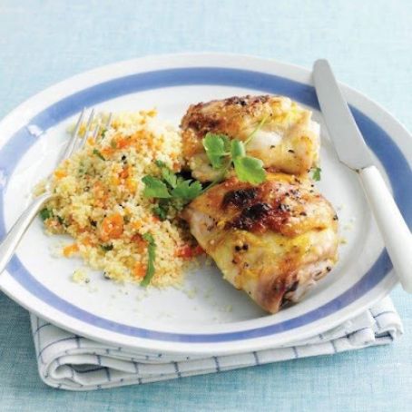 Crispy Ginger-Lime Chicken Thighs