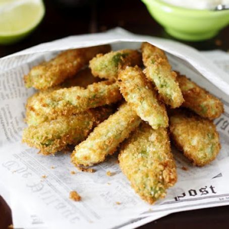 Fried Avocado Wedges