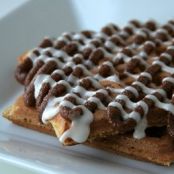 Cinnamon Roll Waffles