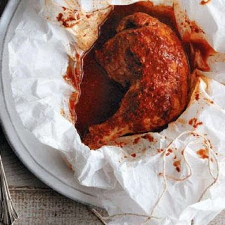ADOBO CHICKEN LEGS IN PARCHMENT