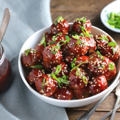 Sweet & Spicy Korean Meatballs