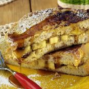 French Toast Panini With Grilled Bananas