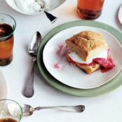 RHUBARB SHORTCAKE
