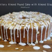 Buttery Almond Pound Cake with Almond Glaze