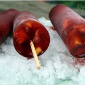 Hibiscus and Mango Popsicles