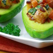 BLT Stuffed Avocadoes