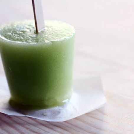 Honeydew-Lime popsicles