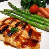 Salmon Teriyaki with Carrots and Onions