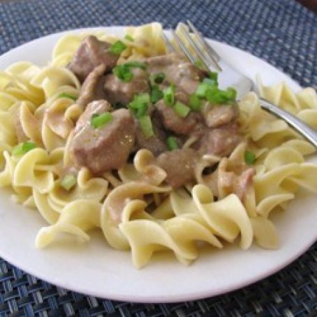 Slow Cooker Beef Stroganoff I